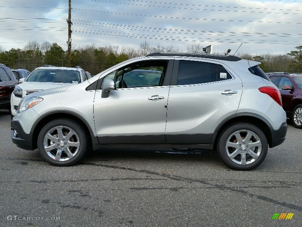 Quicksilver Metallic 2016 Buick Encore Leather AWD Exterior Photo #110906803