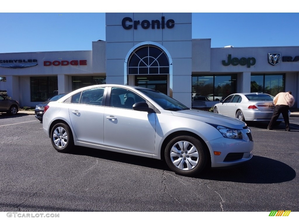 Silver Ice Metallic 2014 Chevrolet Cruze LS Exterior Photo #110908858