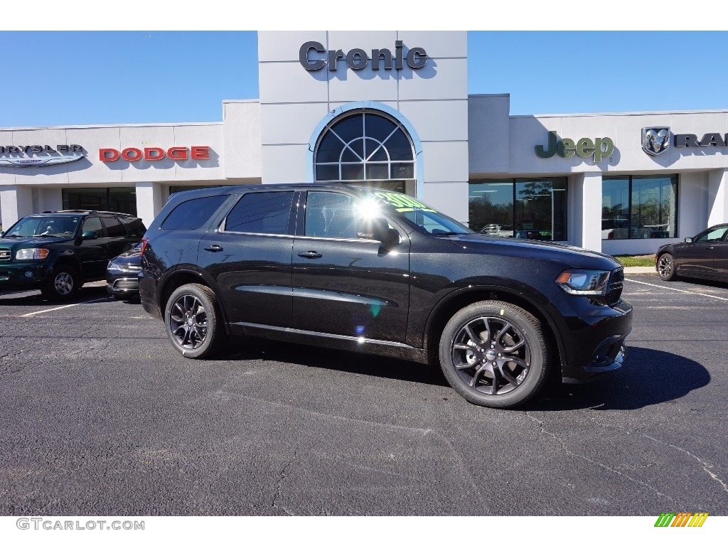 2016 Durango R/T - Brilliant Black Crystal Pearl / Black photo #1