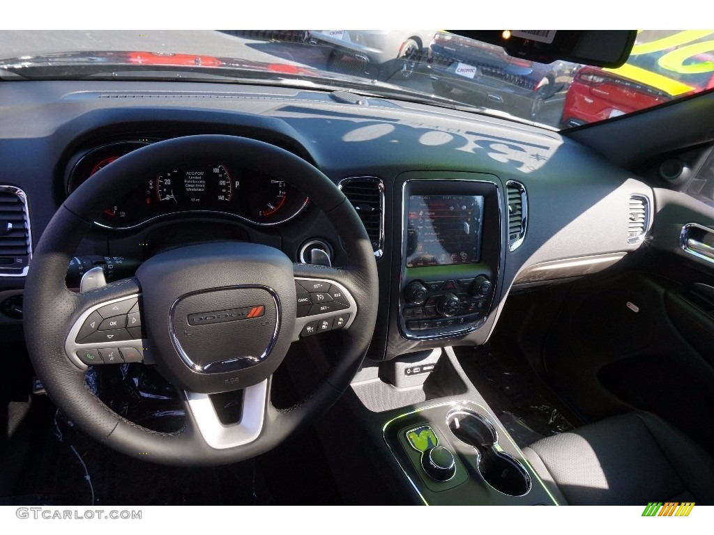 2016 Dodge Durango R/T Black Dashboard Photo #110910184