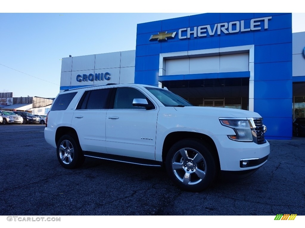 2016 Summit White Chevrolet Tahoe Ltz 110873092 Gtcarlot Com Car Color Galleries