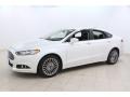 2013 White Platinum Metallic Tri-coat Ford Fusion Titanium AWD  photo #3