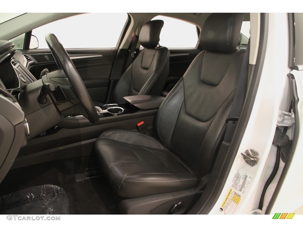 2013 Ford Fusion Titanium AWD Front Seat Photo #110915667