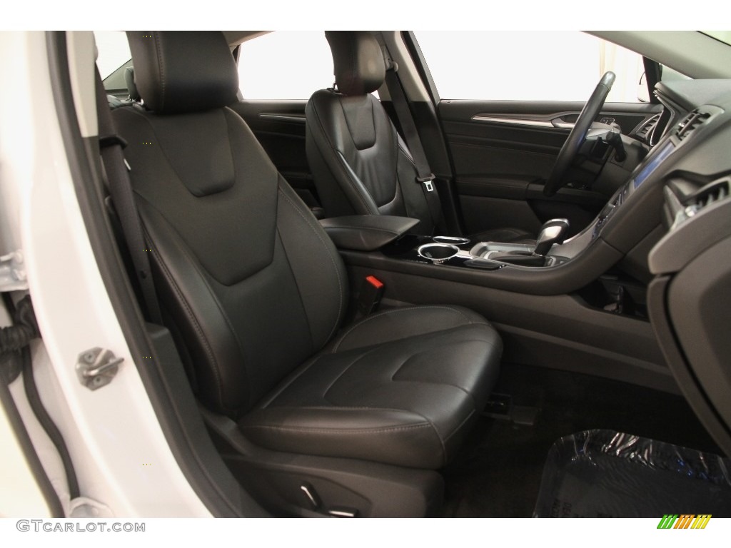 2013 Fusion Titanium AWD - White Platinum Metallic Tri-coat / Charcoal Black photo #12