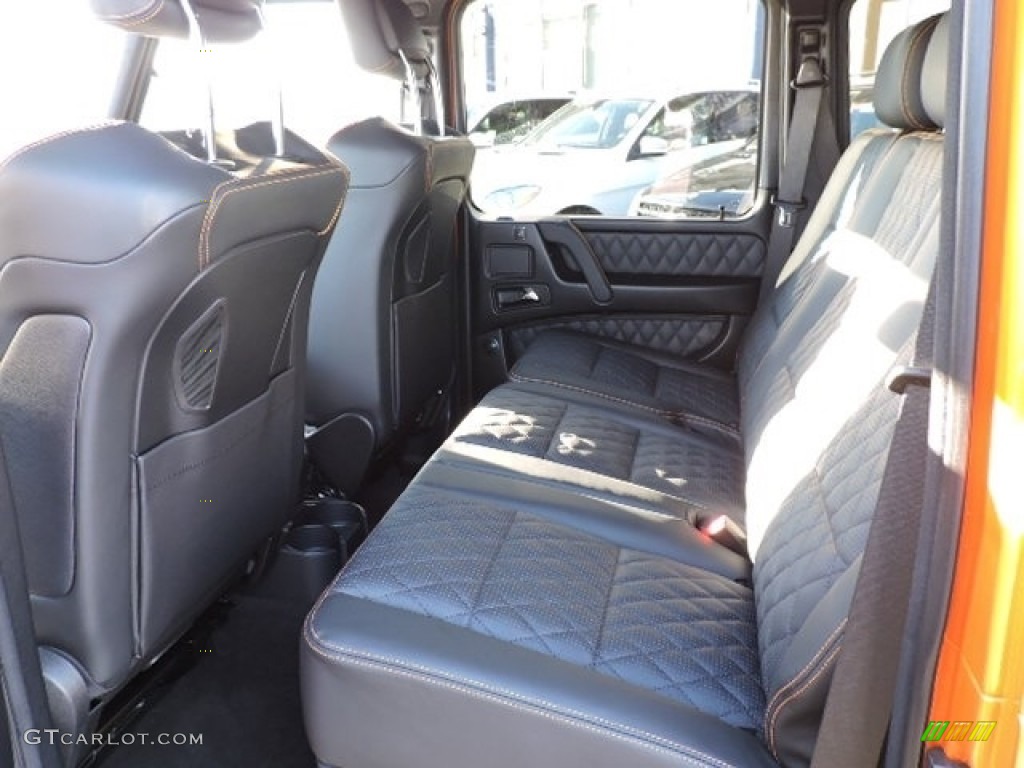 Black/Sunset Beam Interior 2016 Mercedes-Benz G 63 AMG Photo #110918766