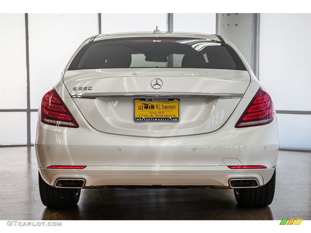 2016 S 550 Sedan - designo Diamond White Metallic / Silk Beige/Espresso Brown photo #4