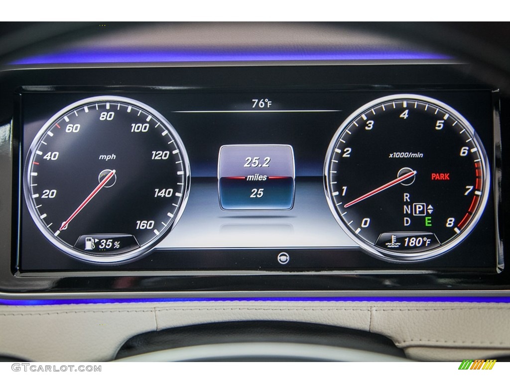 2016 Mercedes-Benz S 550 Sedan Gauges Photo #110920191