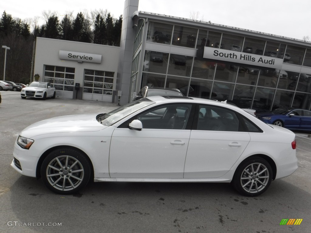 2016 A4 2.0T Premium quattro - Ibis White / Black photo #2