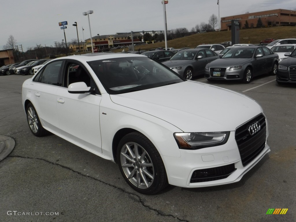 2016 A4 2.0T Premium quattro - Ibis White / Black photo #7