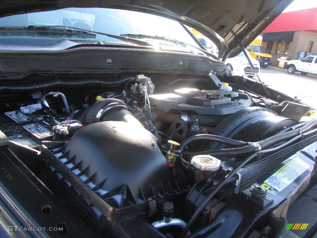 2008 Ram 3500 SLT Quad Cab 4x4 Dually - Brilliant Black Crystal Pearl / Medium Slate Gray photo #13