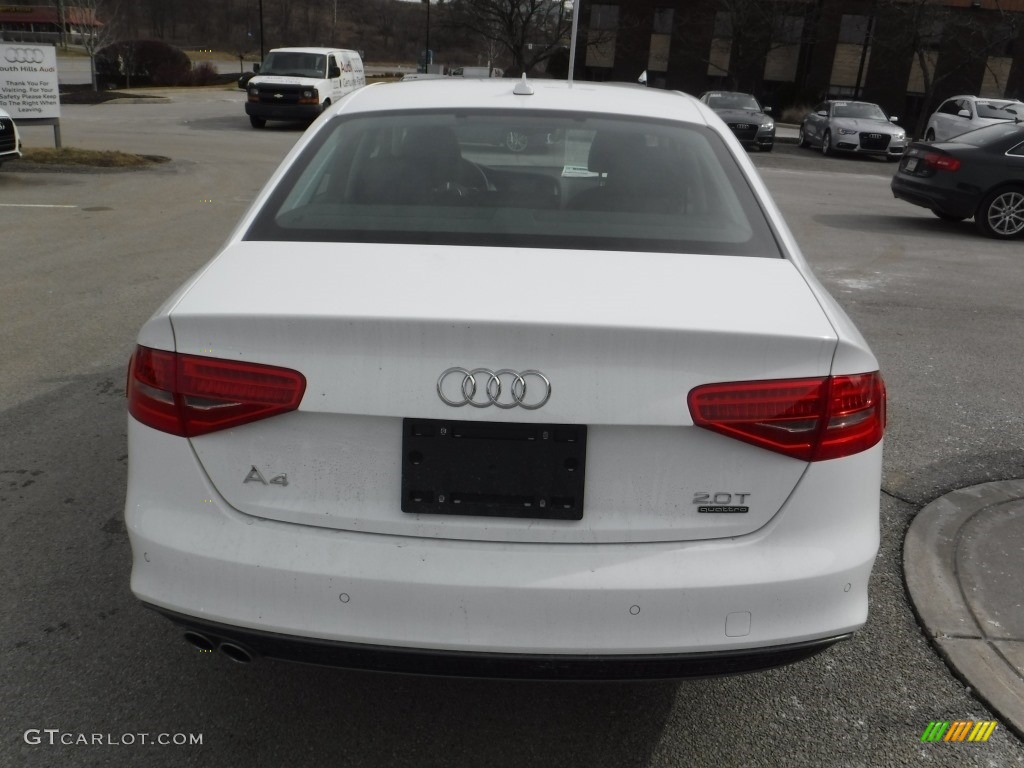 2016 A4 2.0T Premium quattro - Ibis White / Black photo #12