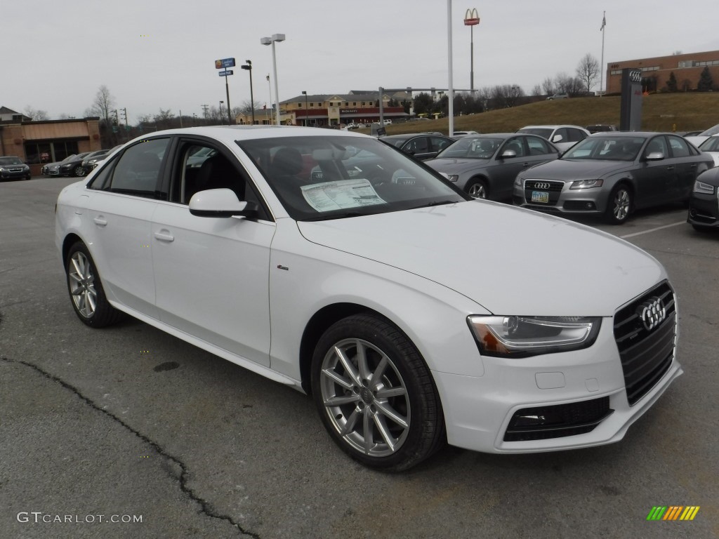 Glacier White Metallic 2016 Audi A4 2.0T Premium quattro Exterior Photo #110923359