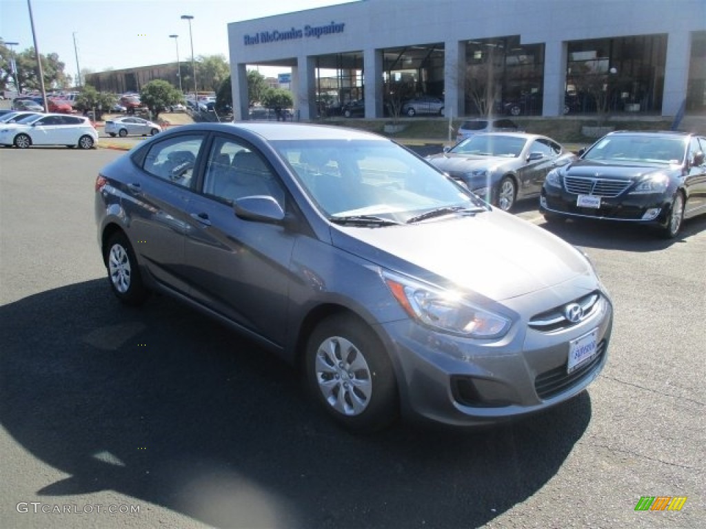 2016 Accent SE Sedan - Triathlon Gray / Gray photo #1