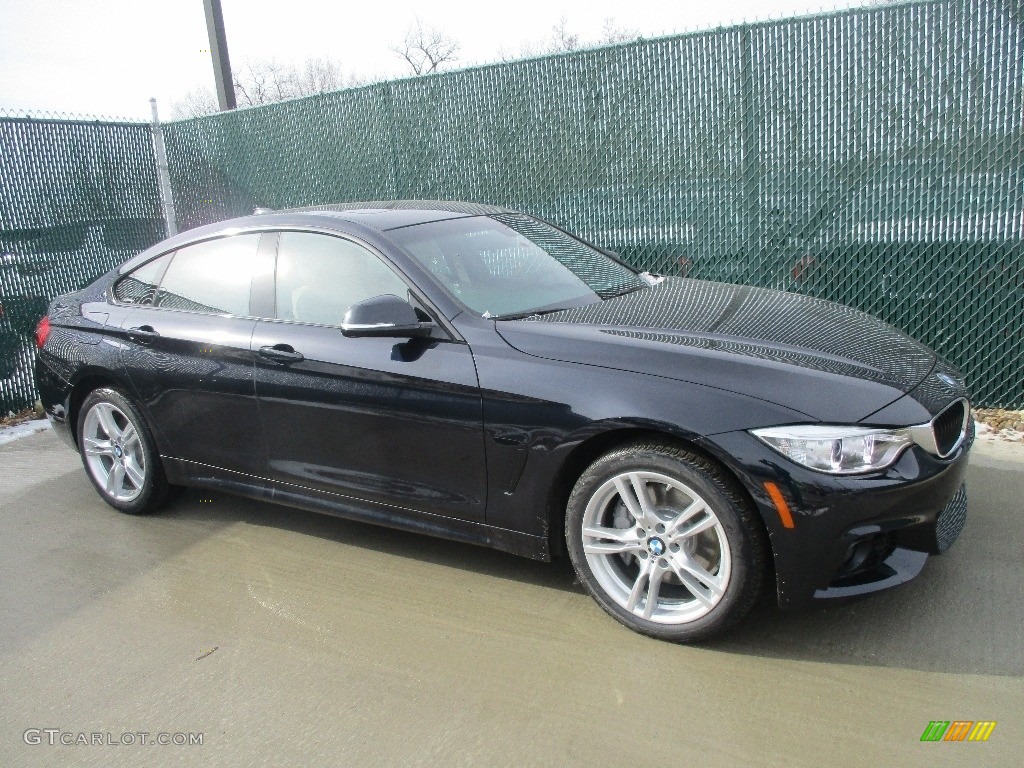 2016 4 Series 435i xDrive Gran Coupe - Jet Black / Oyster photo #1