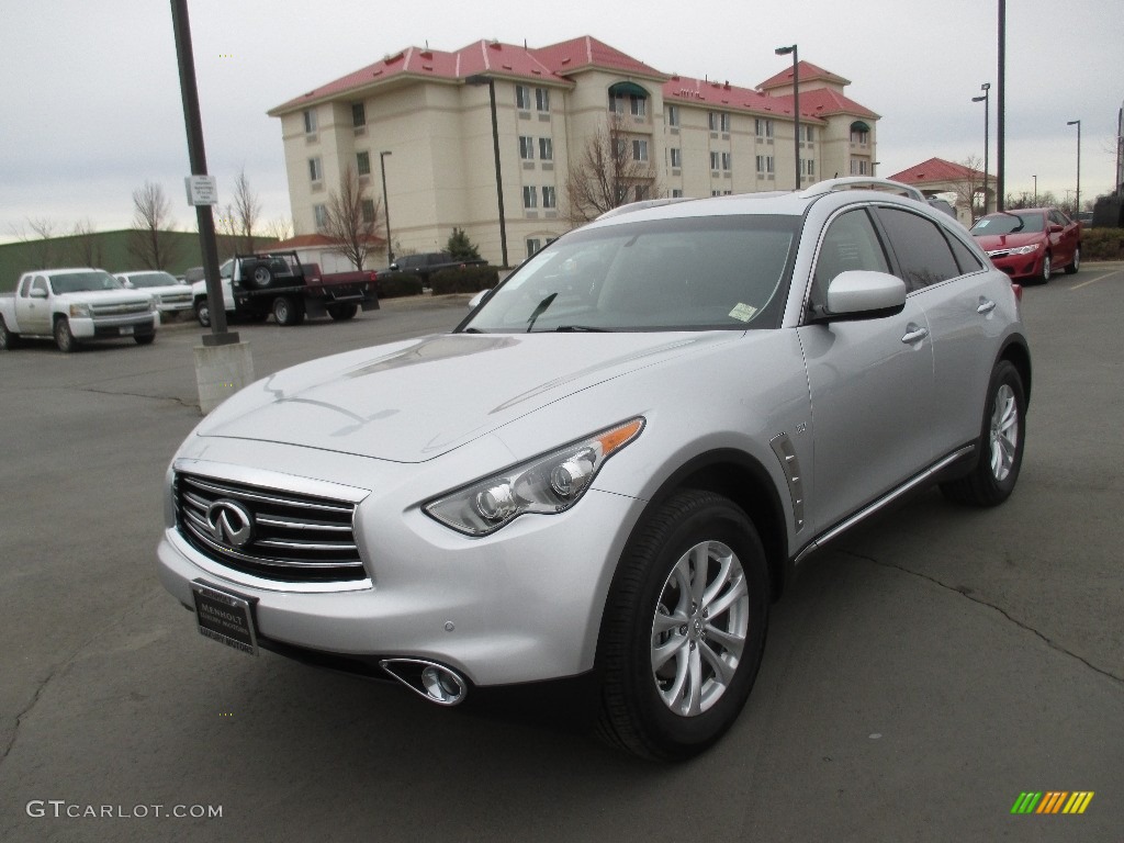 2015 QX70 AWD - Liquid Platinum / Graphite photo #2