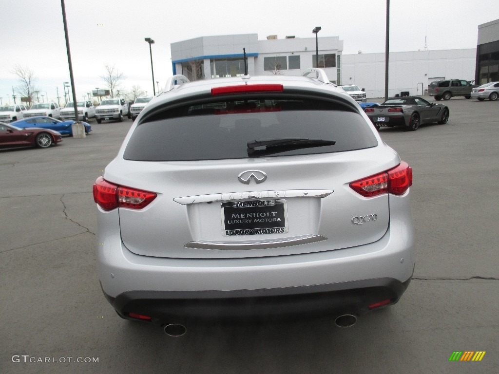 2015 QX70 AWD - Liquid Platinum / Graphite photo #5