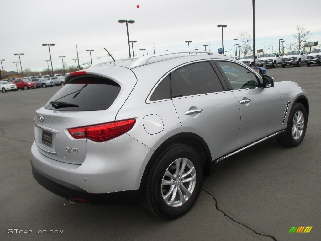 2015 QX70 AWD - Liquid Platinum / Graphite photo #6