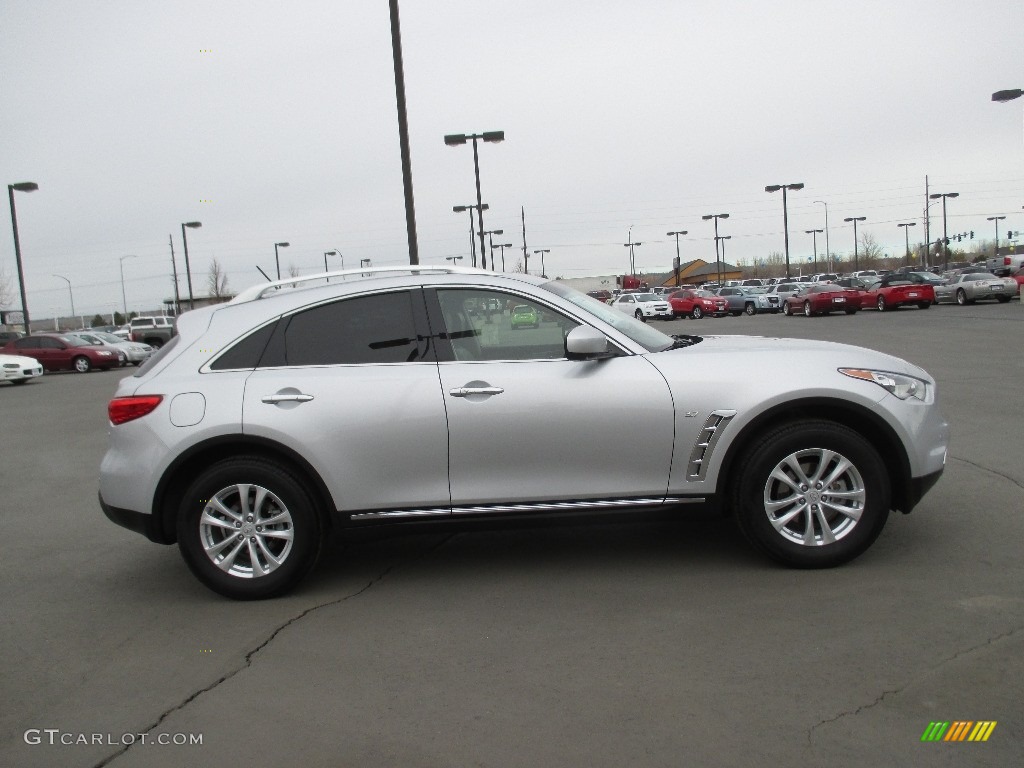 2015 QX70 AWD - Liquid Platinum / Graphite photo #7