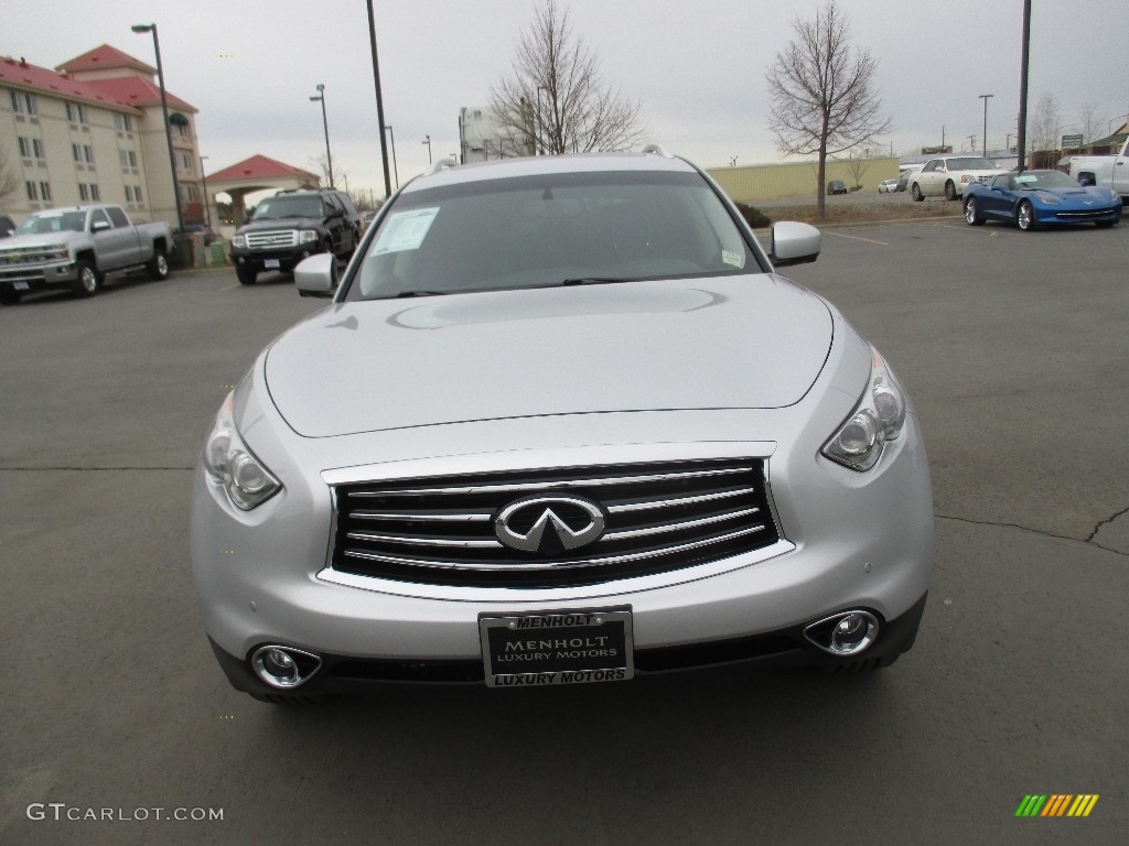 2015 QX70 AWD - Liquid Platinum / Graphite photo #8