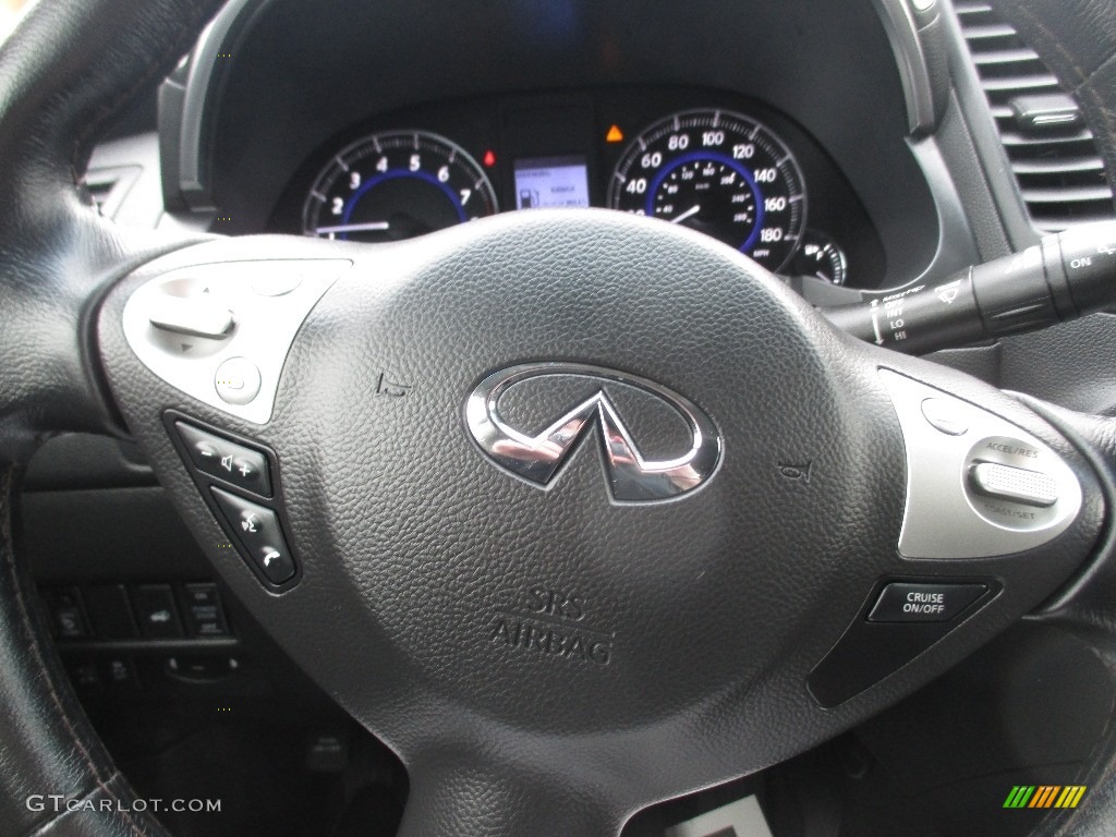 2015 QX70 AWD - Liquid Platinum / Graphite photo #16