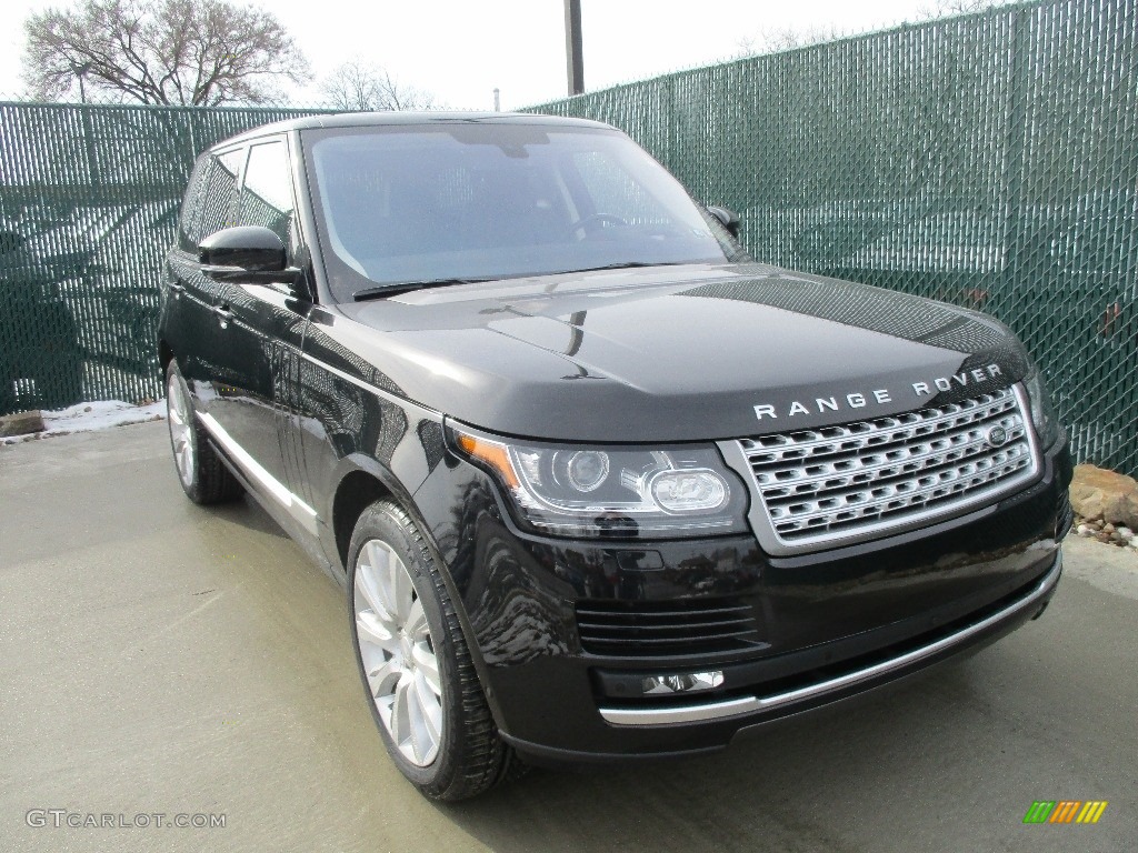 2016 Range Rover Supercharged - Santorini Black Metallic / Ebony/Cirrus photo #5