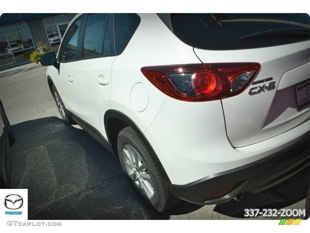 2016 CX-5 Touring - Crystal White Pearl Mica / Black photo #3