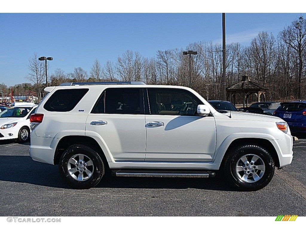 2013 4Runner SR5 4x4 - Blizzard White Pearl / Sand Beige Leather photo #2