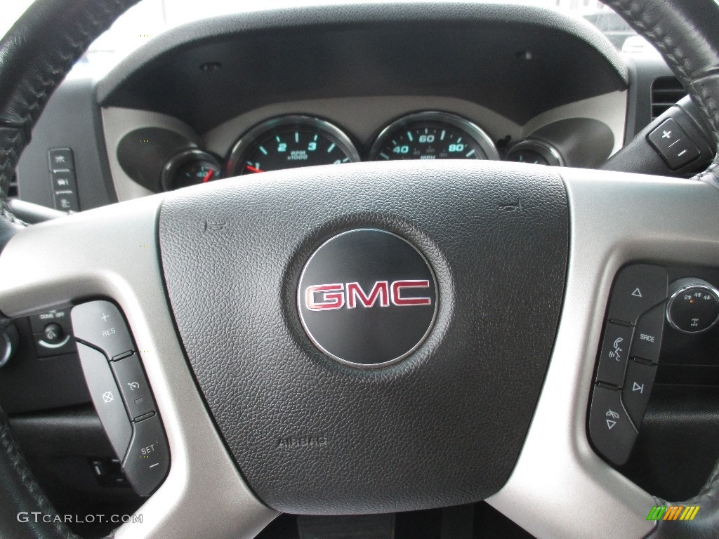 2014 Sierra 2500HD SLE Crew Cab 4x4 - Stealth Gray Metallic / Ebony photo #14