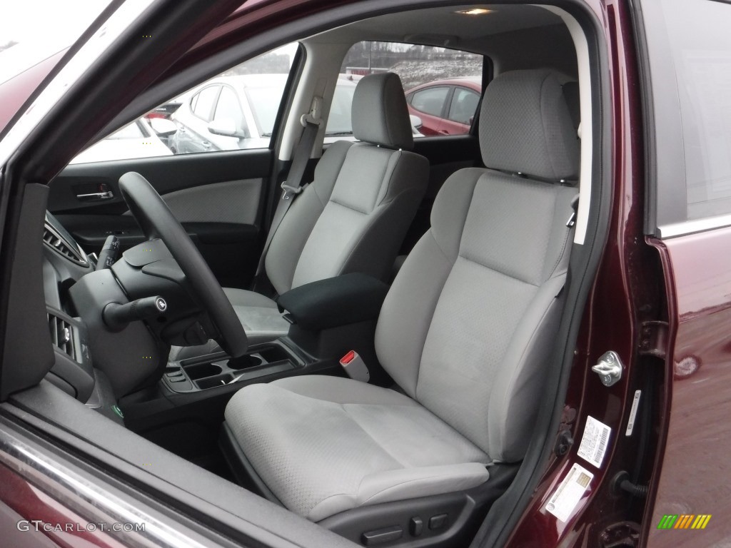 2015 CR-V EX AWD - Basque Red Pearl II / Gray photo #12