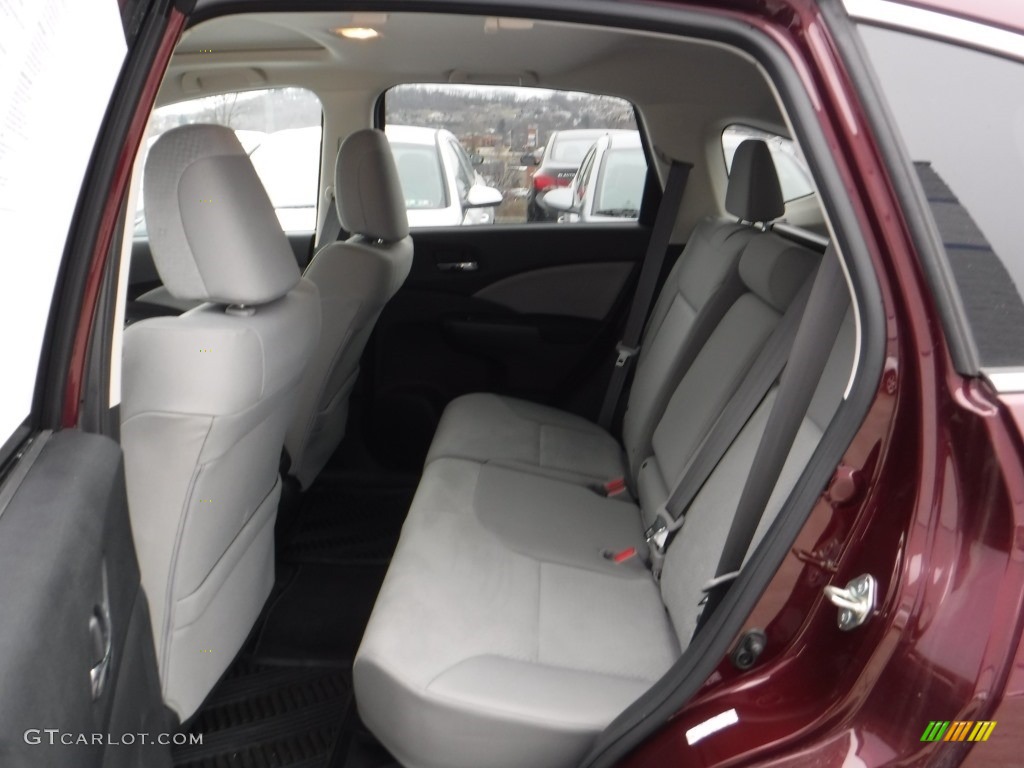 2015 CR-V EX AWD - Basque Red Pearl II / Gray photo #19