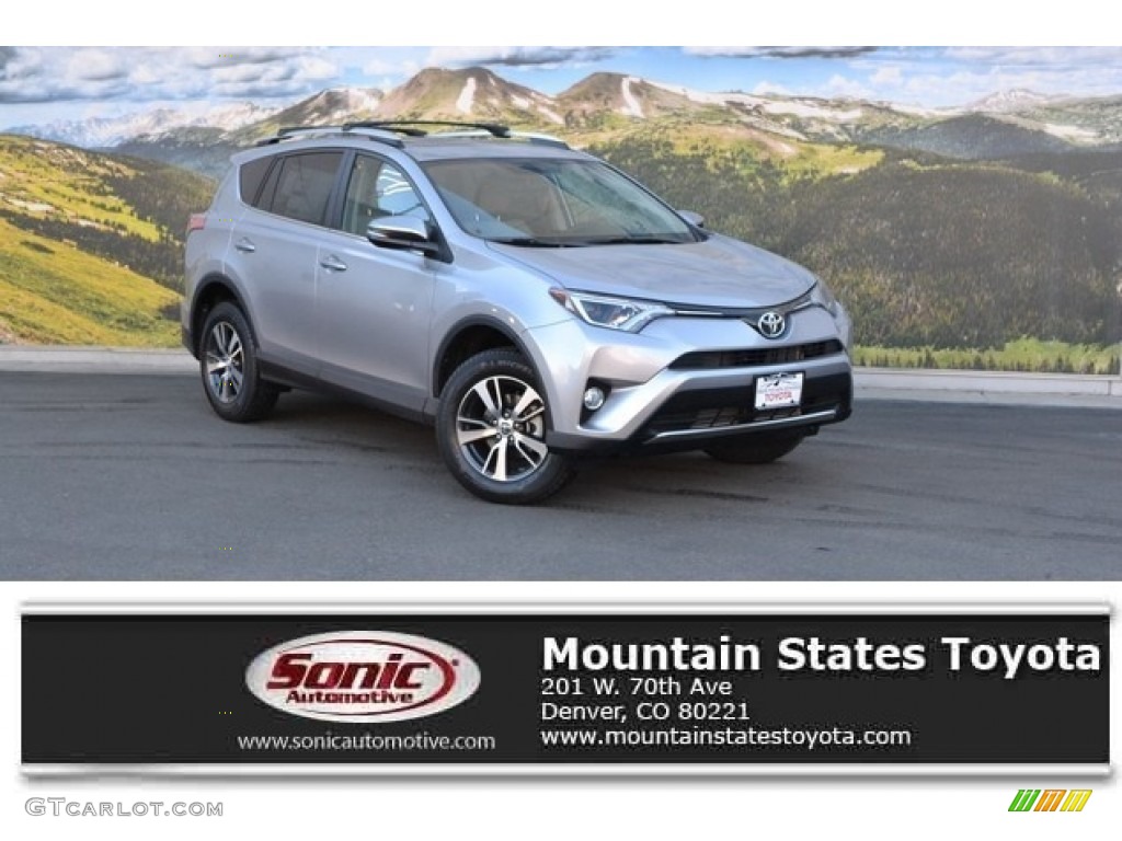 2016 RAV4 XLE AWD - Silver Sky Metallic / Ash photo #1