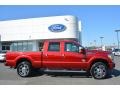 2016 Ruby Red Metallic Ford F250 Super Duty Platinum Crew Cab 4x4  photo #2