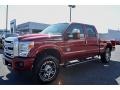 2016 Ruby Red Metallic Ford F250 Super Duty Platinum Crew Cab 4x4  photo #3