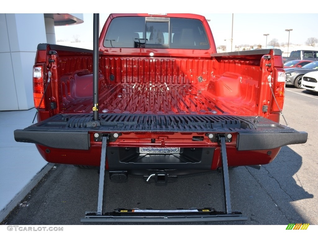 2016 F250 Super Duty Platinum Crew Cab 4x4 - Ruby Red Metallic / Platinum Black photo #11