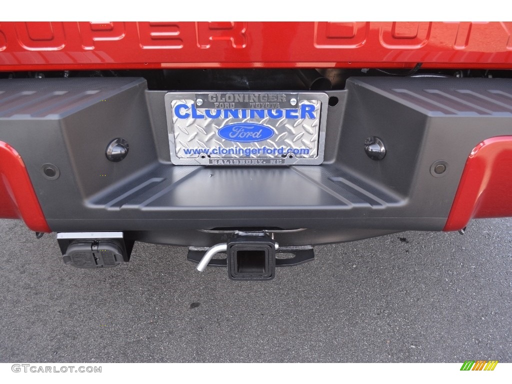 2016 F250 Super Duty Platinum Crew Cab 4x4 - Ruby Red Metallic / Platinum Black photo #12
