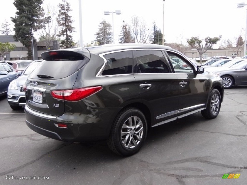 2013 JX 35 AWD - Emerald Graphite / Java photo #11