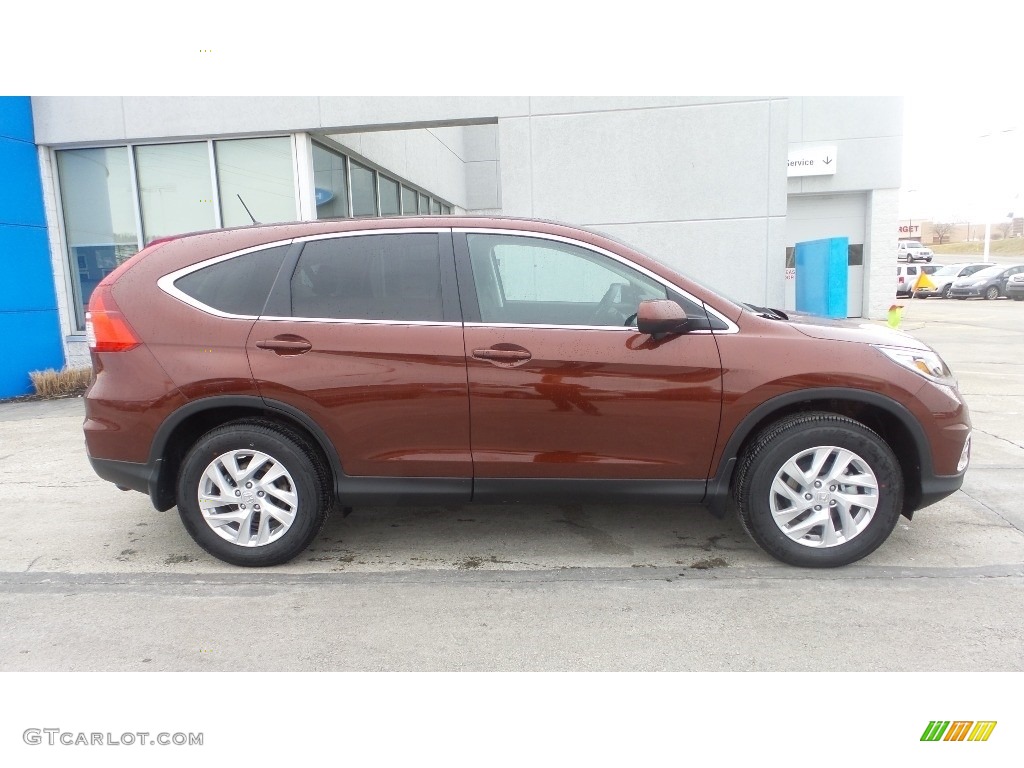 2016 CR-V EX AWD - Copper Sunset Pearl / Black photo #2