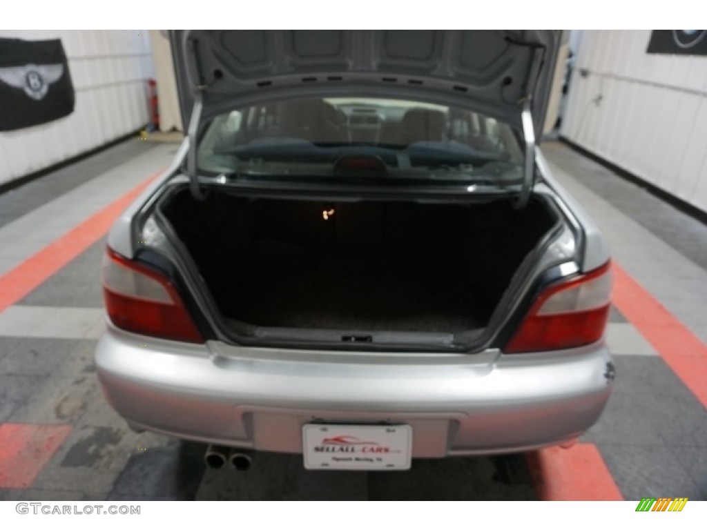 2002 Impreza WRX Sedan - Platinum Silver Metallic / Black photo #20