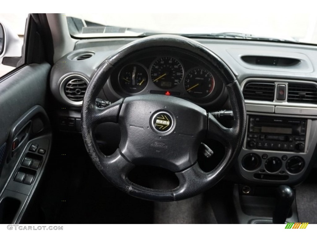 2002 Impreza WRX Sedan - Platinum Silver Metallic / Black photo #28