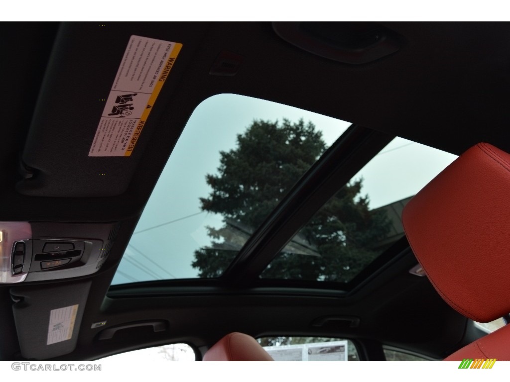 2015 3 Series 335i xDrive Gran Turismo - Jet Black / Coral Red/Black photo #14