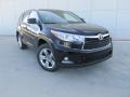 2016 Midnight Black Metallic Toyota Highlander Limited  photo #2