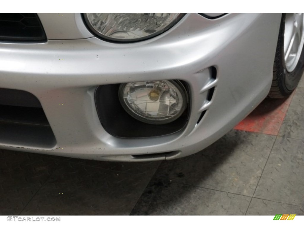 2002 Impreza WRX Sedan - Platinum Silver Metallic / Black photo #47