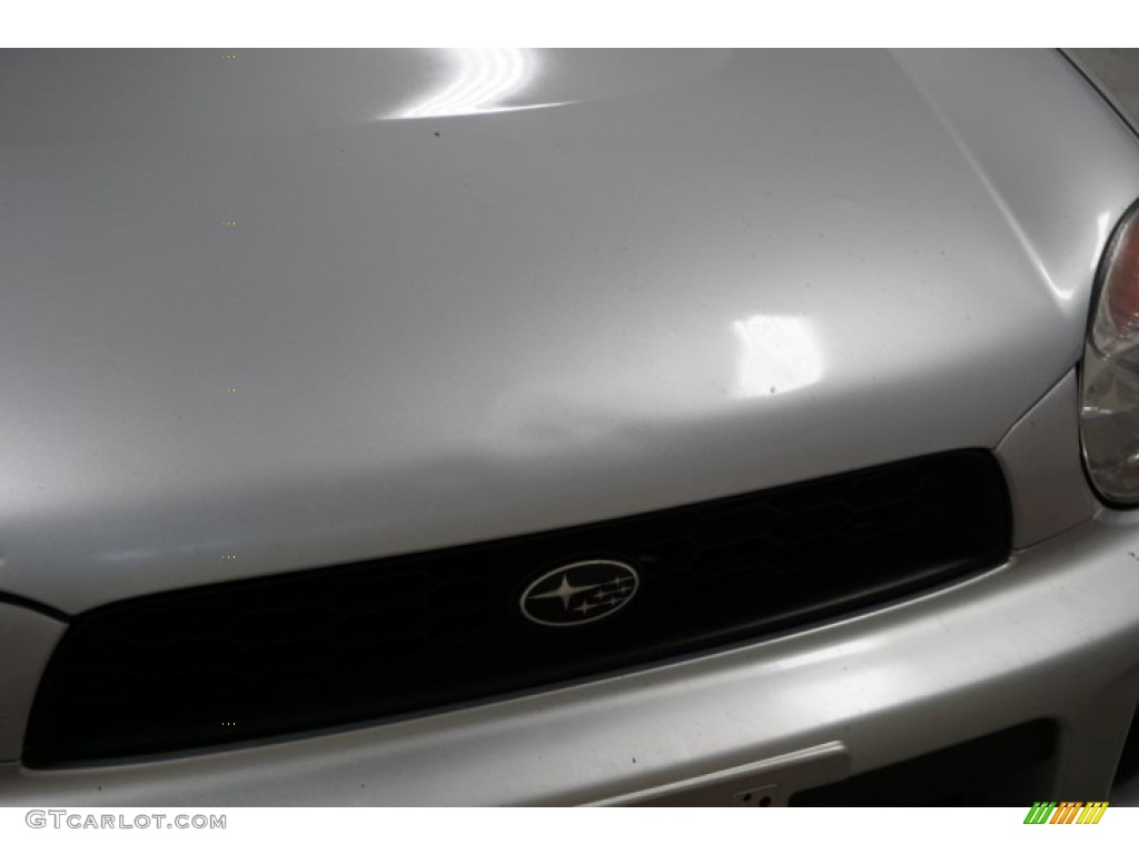 2002 Impreza WRX Sedan - Platinum Silver Metallic / Black photo #52