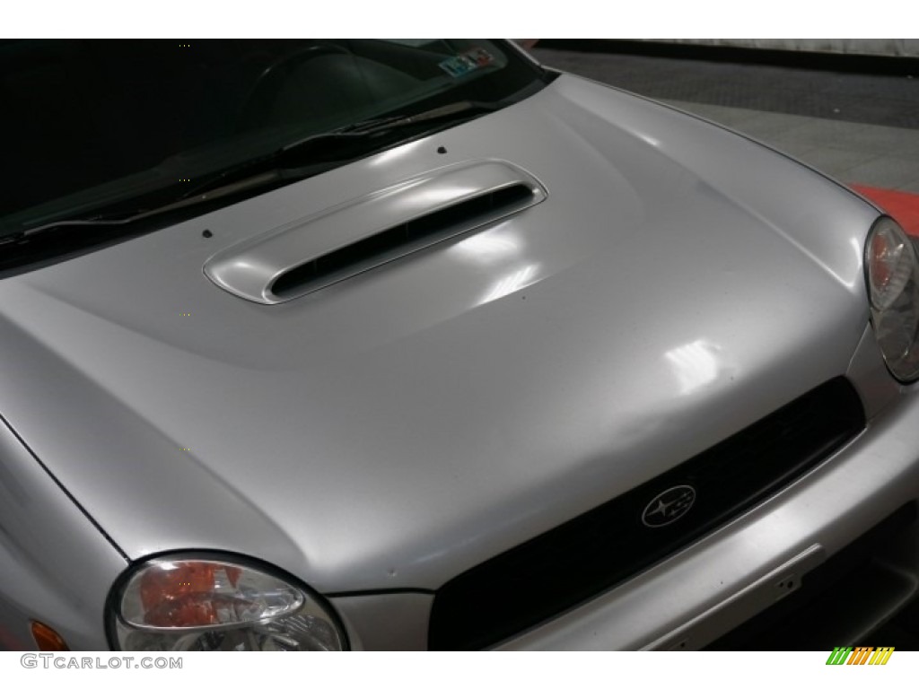 2002 Impreza WRX Sedan - Platinum Silver Metallic / Black photo #53