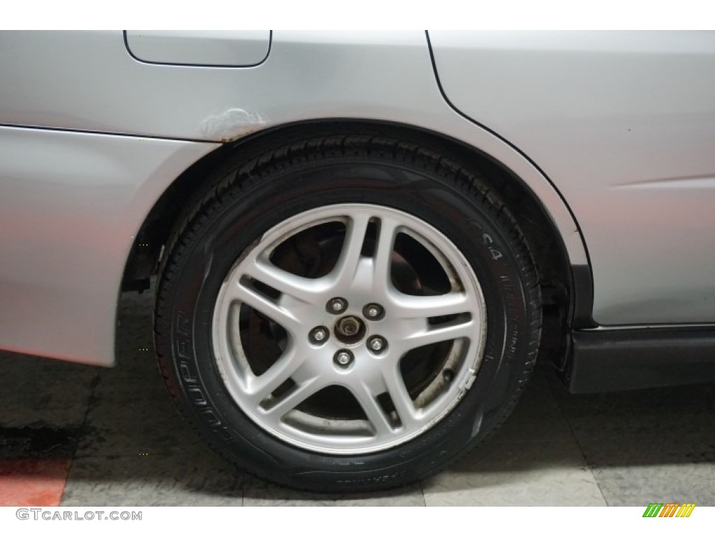 2002 Impreza WRX Sedan - Platinum Silver Metallic / Black photo #62