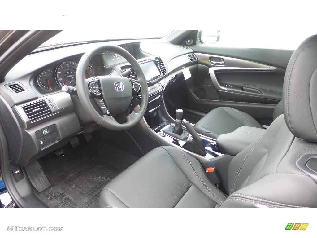 Black Interior 2016 Honda Accord EX-L V6 Coupe Photo #110934078