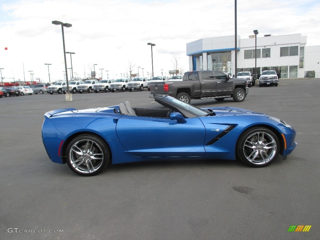 Laguna Blue Metallic 2016 Chevrolet Corvette Stingray Convertible Exterior Photo #110934342