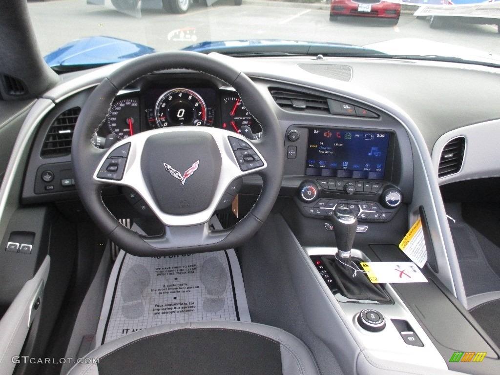 2016 Corvette Stingray Convertible - Laguna Blue Metallic / Gray photo #10