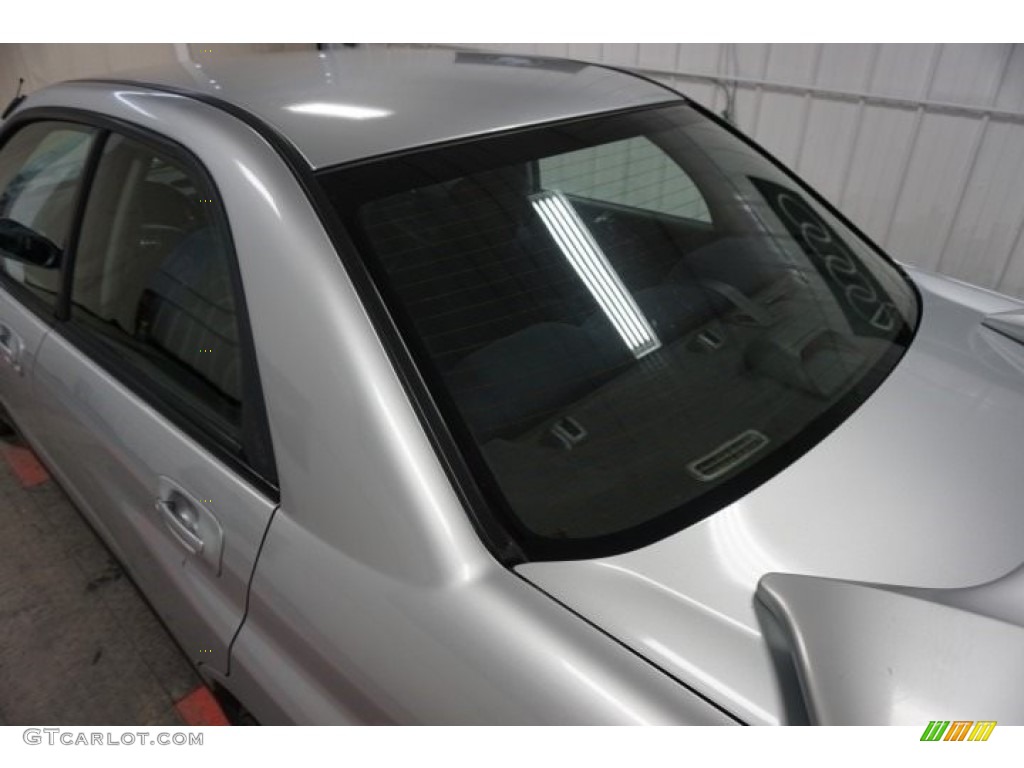 2002 Impreza WRX Sedan - Platinum Silver Metallic / Black photo #95