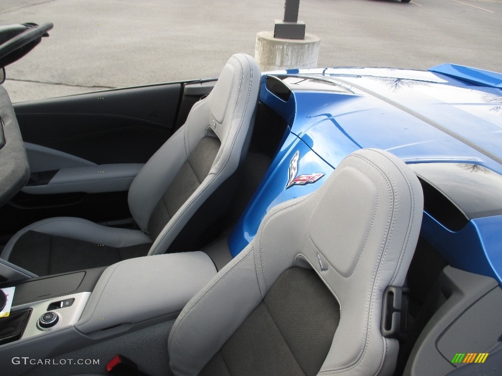 2016 Corvette Stingray Convertible - Laguna Blue Metallic / Gray photo #11